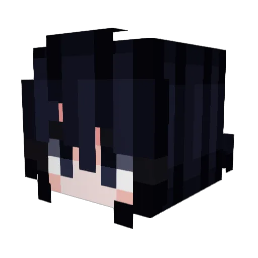 cncbny Minecraft avatar head, 3D render