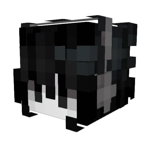 cny2018 Minecraft avatar head, 3D render