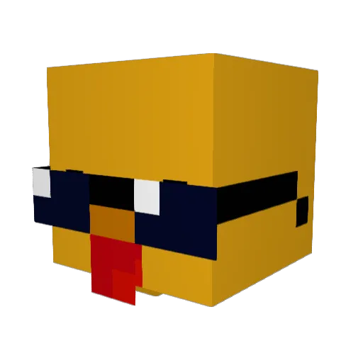 co0p10 Minecraft avatar head, 3D render