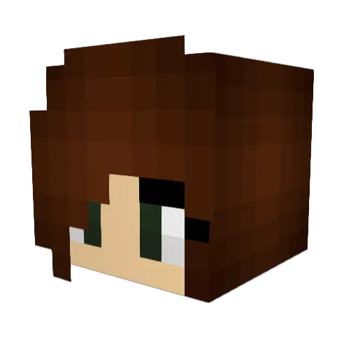 coach_ella13 Minecraft avatar head, 3D render