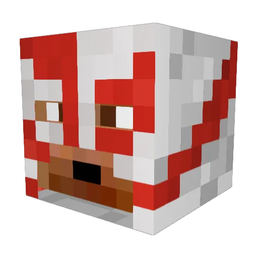 coachedfrank Minecraft avatar head, 3D render