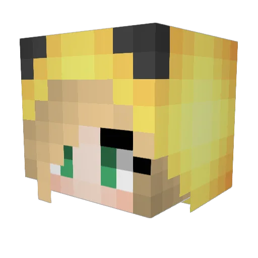 coachlim Minecraft avatar head, 3D render