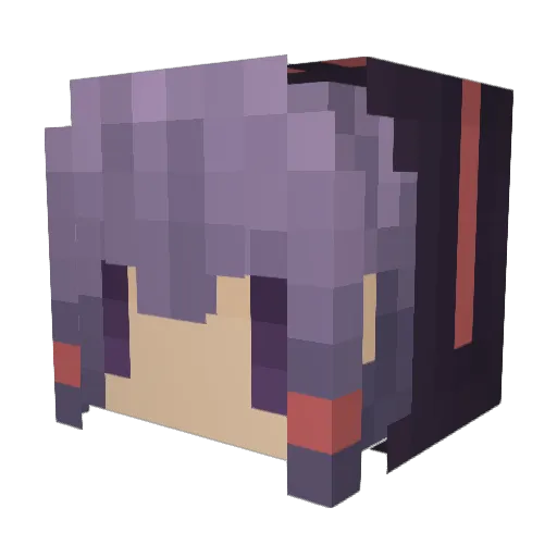 coba0802 Minecraft avatar head, 3D render