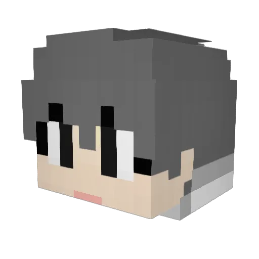 cobaenha Minecraft avatar head, 3D render