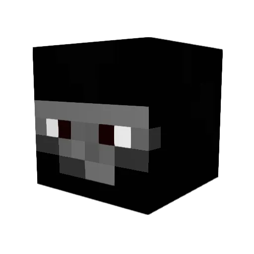 cobblestone4 Minecraft avatar head, 3D render