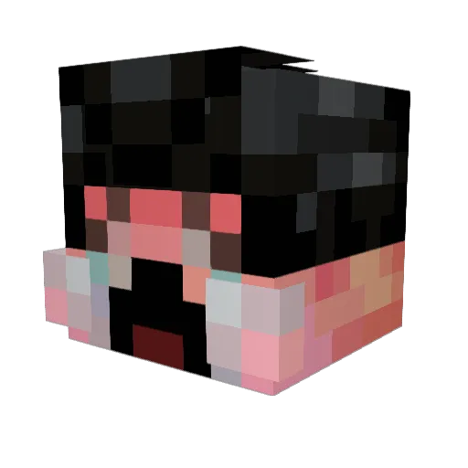 cobdagod Minecraft avatar head, 3D render