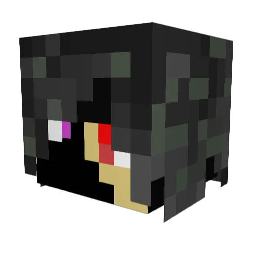 cobomast Minecraft avatar head, 3D render