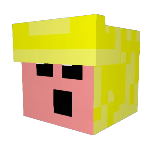 cobra650 Minecraft avatar head, 3D render