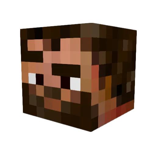 cobra8642 Minecraft avatar head, 3D render