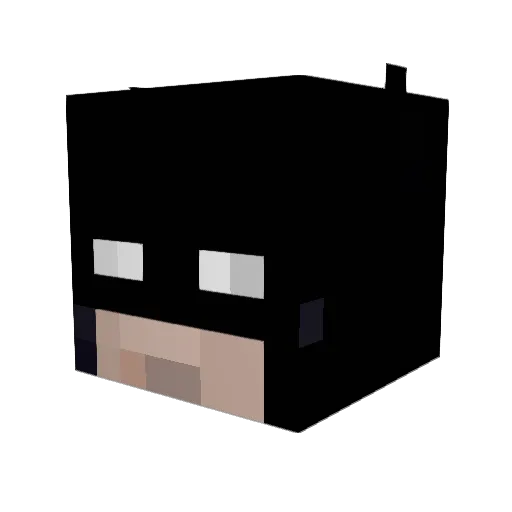 cobraslapped Minecraft avatar head, 3D render
