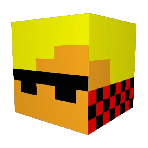 cobro102010 Minecraft avatar head, 3D render