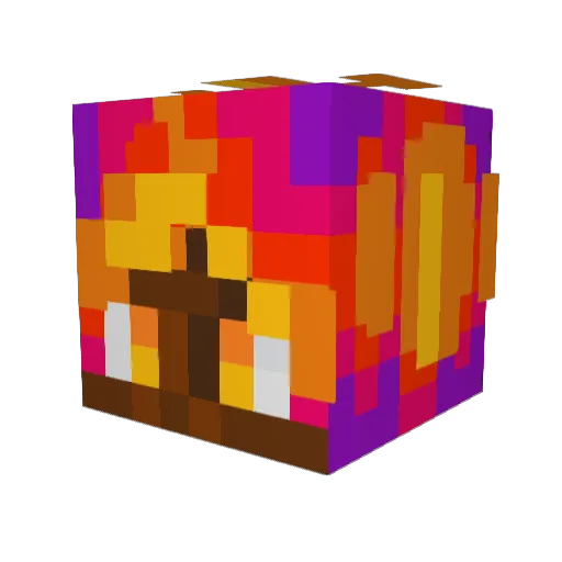 cobwebandre Minecraft avatar head, 3D render