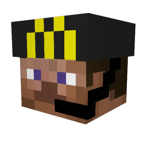 coccoledo Minecraft avatar head, 3D render