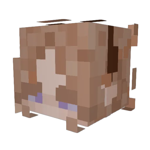 cockroachi83 Minecraft avatar head, 3D render