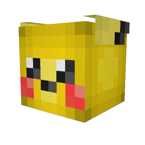 cocks_ahoy Minecraft avatar head, 3D render