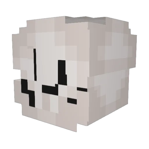 coco0386 Minecraft avatar head, 3D render