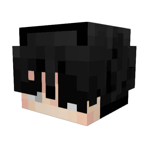 coco1267 Minecraft avatar head, 3D render