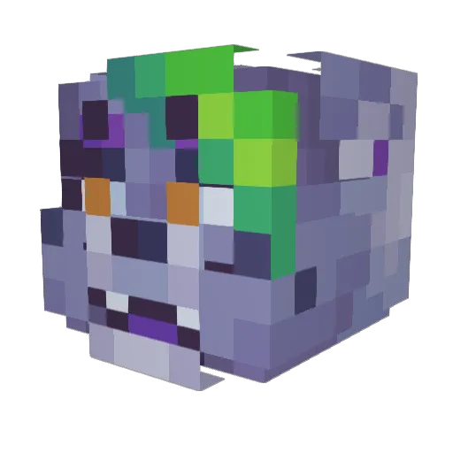 coco1796 Minecraft avatar head, 3D render