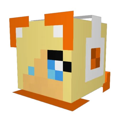 coco4254 Minecraft avatar head, 3D render