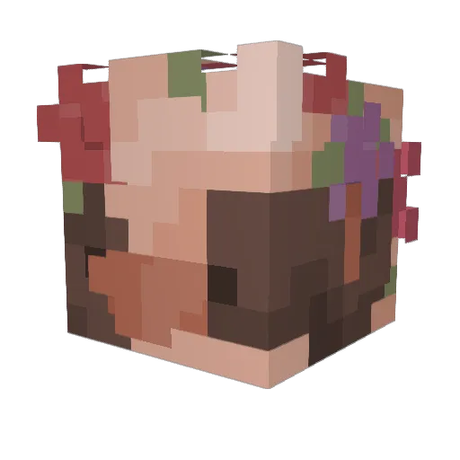 coco67 Minecraft avatar head, 3D render