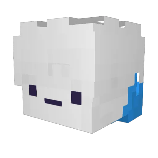coco692 Minecraft avatar head, 3D render