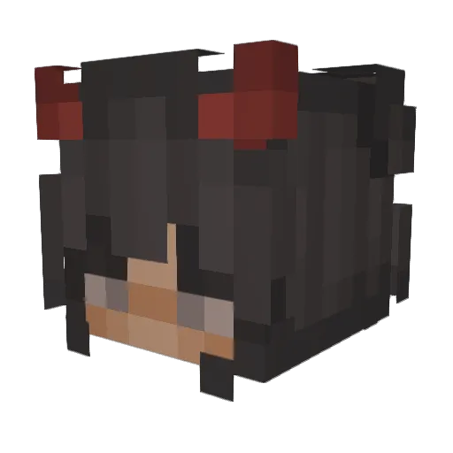coco_bean1 Minecraft avatar head, 3D render