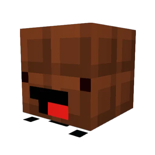 cocoa2200 Minecraft avatar head, 3D render