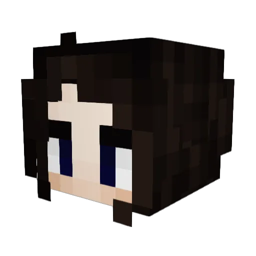 cocoa_z Minecraft avatar head, 3D render