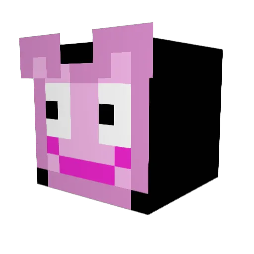 cocoak22 Minecraft avatar head, 3D render