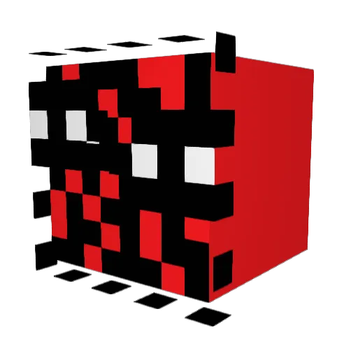 cocoapuffs_04 Minecraft avatar head, 3D render