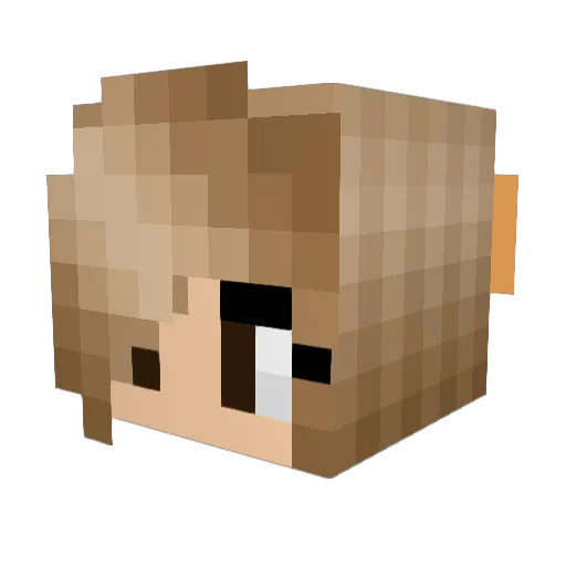 cocobunny13 Minecraft avatar head, 3D render