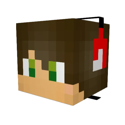 cocolanoix85 Minecraft avatar head, 3D render