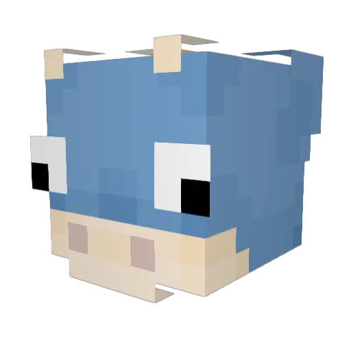cocomilkshawty Minecraft avatar head, 3D render