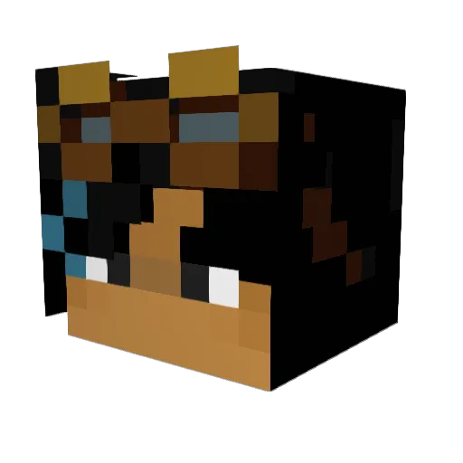 cocomilkt3a Minecraft avatar head, 3D render