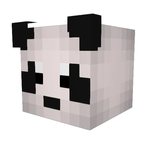 coconut_hat Minecraft avatar head, 3D render