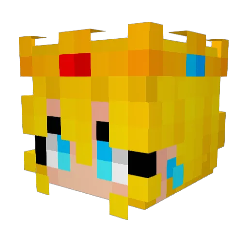 coconut_man5 Minecraft avatar head, 3D render