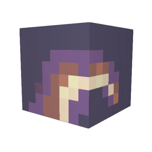 coconutmalding Minecraft avatar head, 3D render