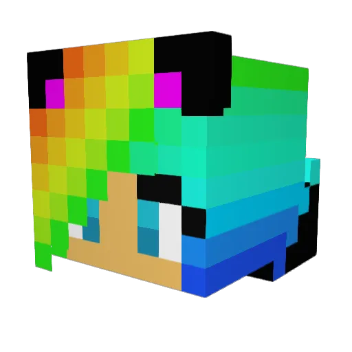 coconuts07 Minecraft avatar head, 3D render