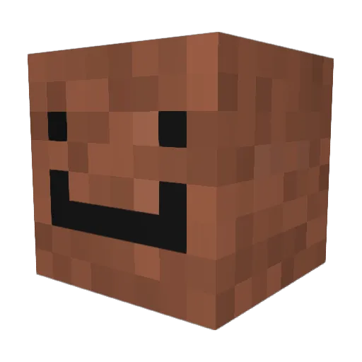 coconutssd Minecraft avatar head, 3D render