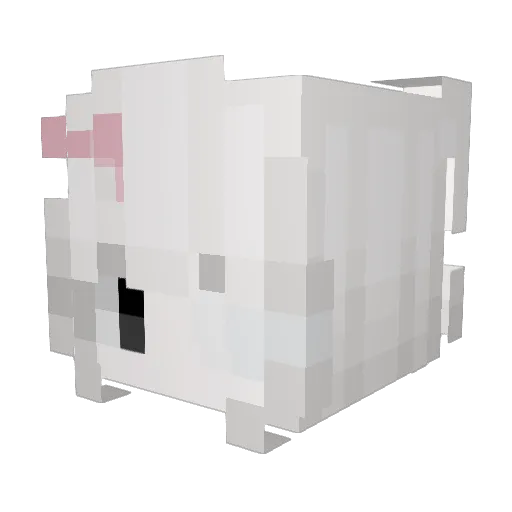 cocoon35 Minecraft avatar head, 3D render
