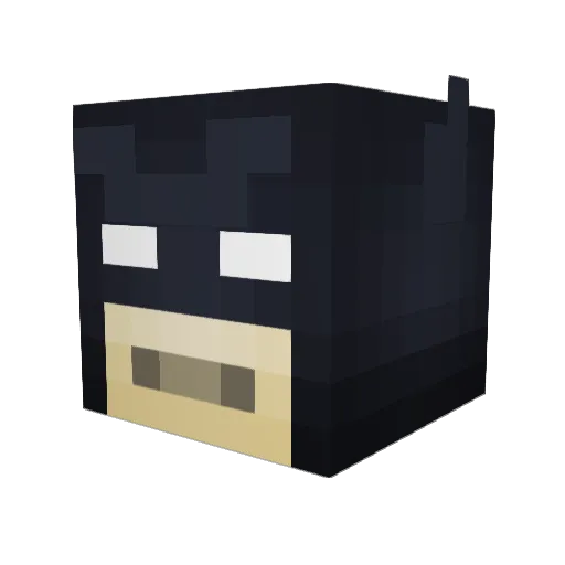 cocopoil Minecraft avatar head, 3D render