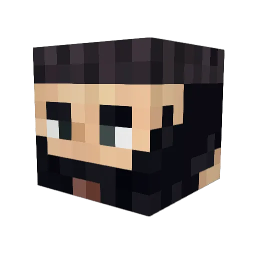 cocoqc Minecraft avatar head, 3D render