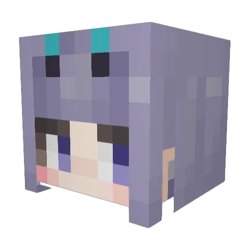 cocothume Minecraft avatar head, 3D render