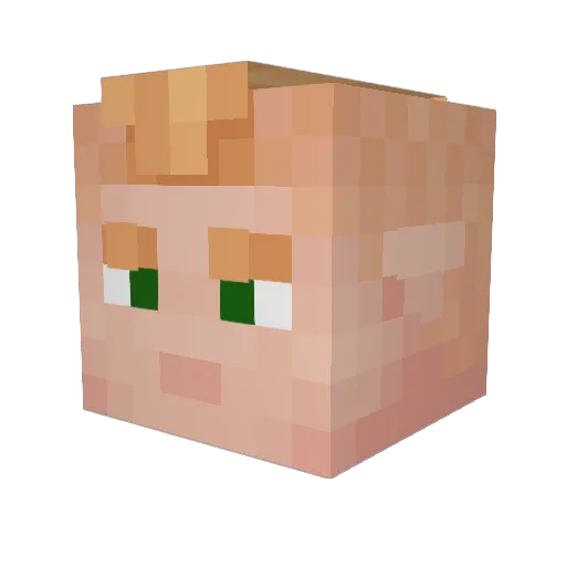 cocukavcisi15 Minecraft avatar head, 3D render