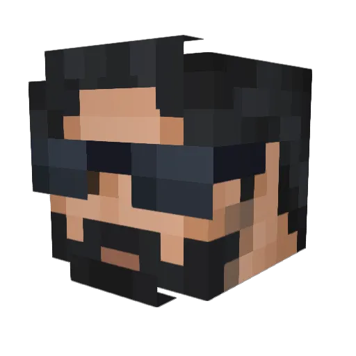 cod_Ghost_ Minecraft avatar head, 3D render