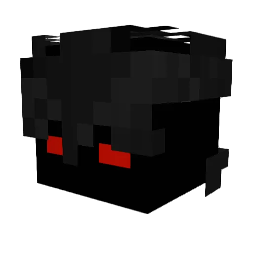 codbo1 Minecraft avatar head, 3D render
