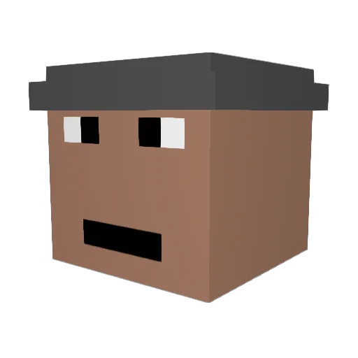 coddfang107 Minecraft avatar head, 3D render
