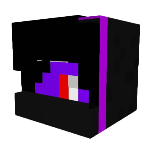 code66666 Minecraft avatar head, 3D render