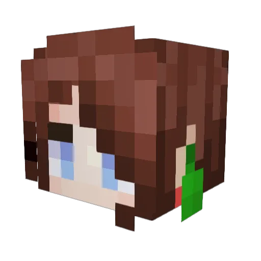 code_sheep Minecraft avatar head, 3D render