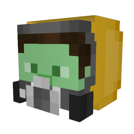 codeboycosmo Minecraft avatar head, 3D render